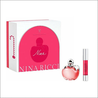 Nina Ricci Nina Eau De Toilette 50ml + 75g Lipstick - Cosmetics Fragrance Direct-3137370355014