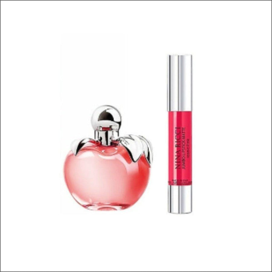 Nina Ricci Nina Eau De Toilette 50ml + 75g Lipstick - Cosmetics Fragrance Direct-3137370355014