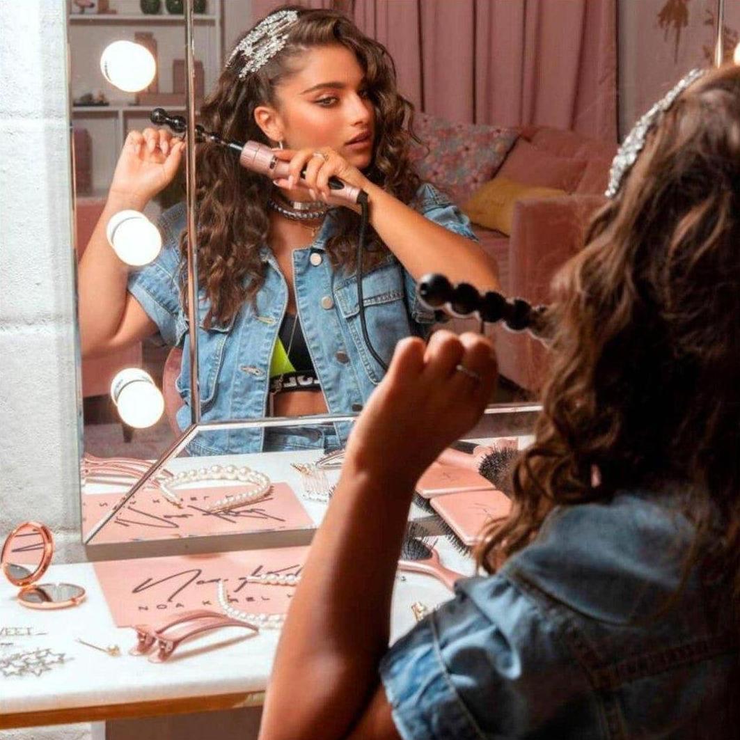 Noa Kirel Triple Threat 3-in-1 Curling Wand - Cosmetics Fragrance Direct-810062850563