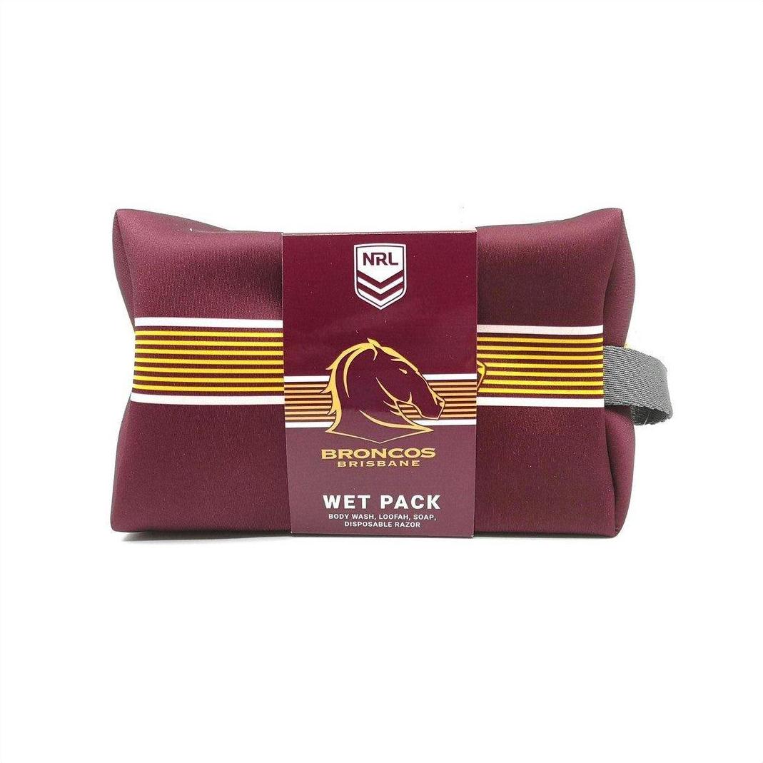 NRL Brisbane Broncos Toiletry Bag Gift Set - Cosmetics Fragrance Direct-08330036