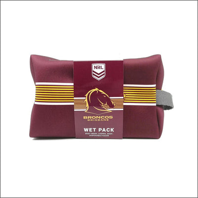 NRL Brisbane Broncos Toiletry Bag Gift Set - Cosmetics Fragrance Direct-08330036