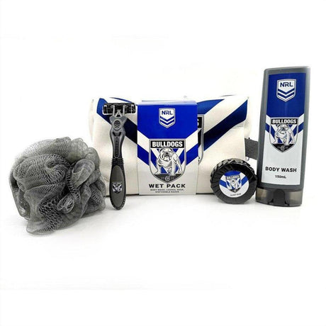 NRL Canterbury Bankstown Bulldogs Toiletry Bag Gift Set - Cosmetics Fragrance Direct-9349830024529