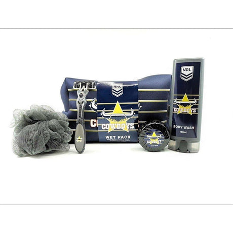 NRL North Queensland Cowboys Toiletry Bag Gift Set - Cosmetics Fragrance Direct-9349830024512