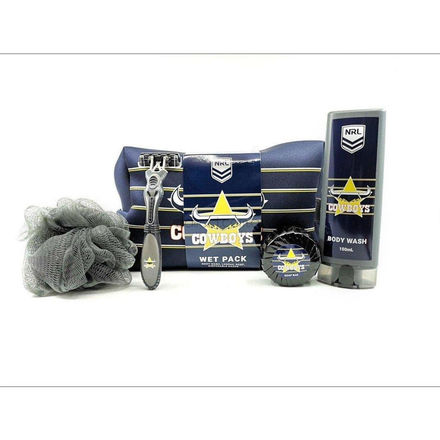 NRL North Queensland Cowboys Toiletry Bag Gift Set - Cosmetics Fragrance Direct-9349830024512