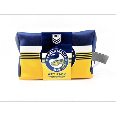 NRL Parramatta Eels Toiletry Bag Gift Set - Cosmetics Fragrance Direct-9349830024543