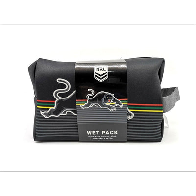 NRL Penrith Panthers Toiletry Bag Gift Set - Cosmetics Fragrance Direct-9349830024581