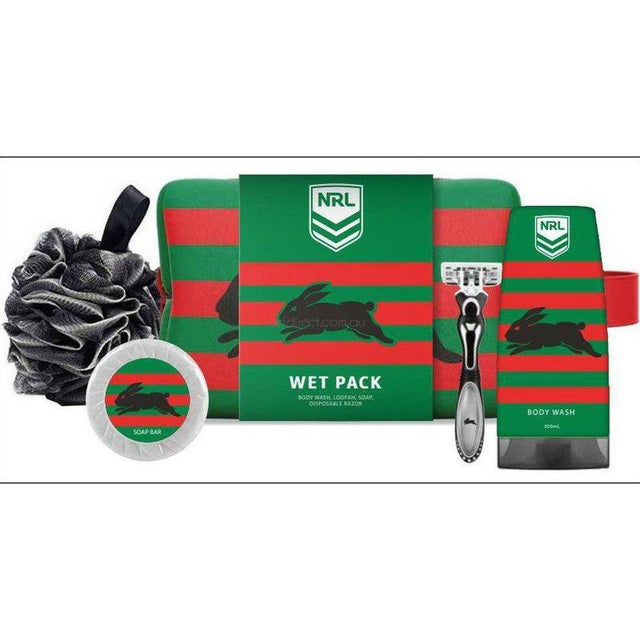 NRL South Sydney Rabbitohs Toiletry Bag Gift Set - Cosmetics Fragrance Direct-9349830024550
