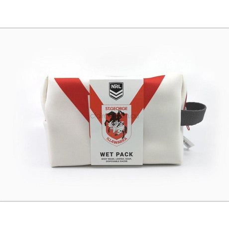 NRL St. George Dragons Toiletry Bag Gift Set - Cosmetics Fragrance Direct-9349830024536