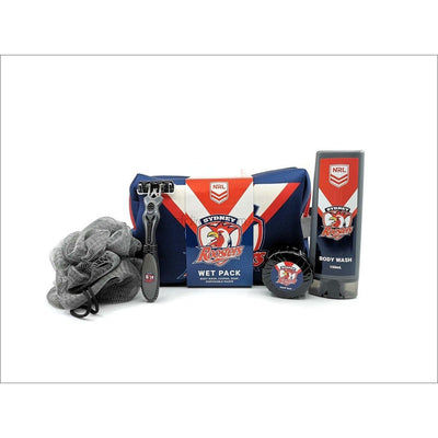 NRL Sydney Roosters Toiletry Bag Gift Set - Cosmetics Fragrance Direct-9349830024567