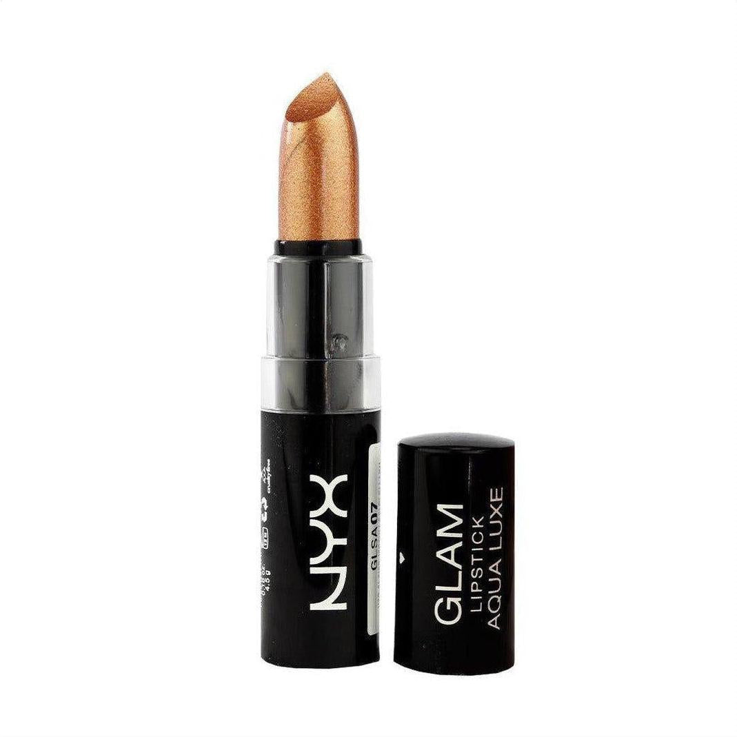 NYX Glam Lipstick Aqua Luxe 07 Jet Set - Cosmetics Fragrance Direct-800897815585