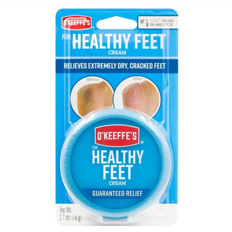 O'Keeffe's Healthy Feet Cream Jar 76g - Cosmetics Fragrance Direct-722510026003