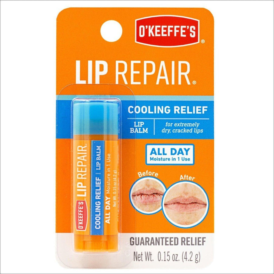 O'Keeffe's Lip Repair Cooling Relief 4.2g - Cosmetics Fragrance Direct-722510071010