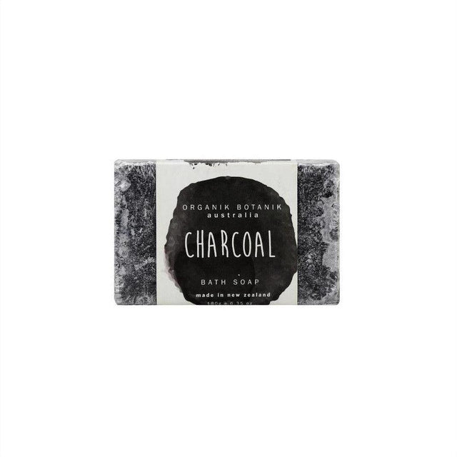 Organik Botanik Bath Soap Charcoal 180g - Cosmetics Fragrance Direct-9311679211088