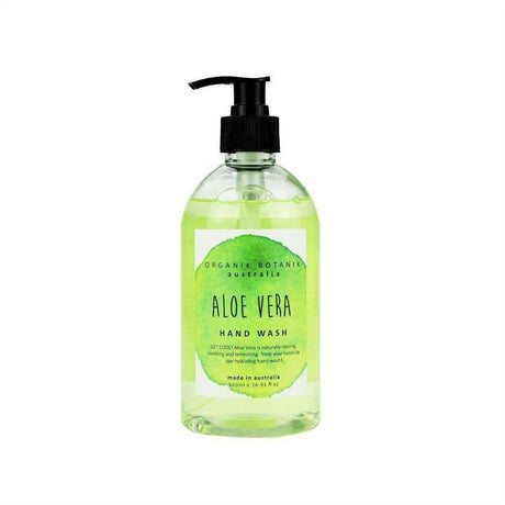 Organik Botanik Hand Wash Aloe Vera 500ml - Cosmetics Fragrance Direct-9311679205612