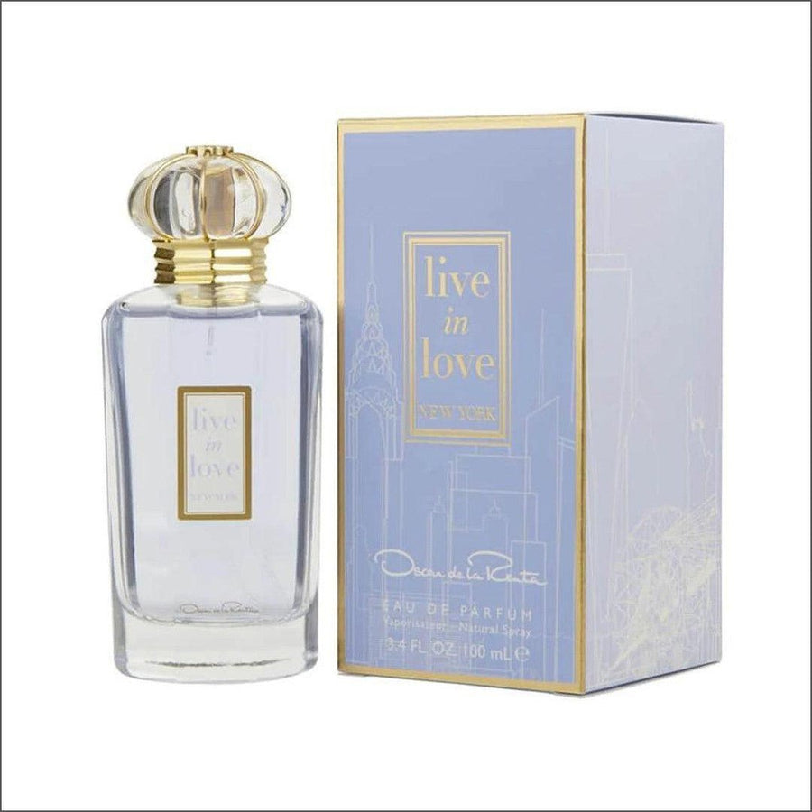 Oscar De La Renta Live In Love New York Eau de Parfum Spray 100ml - Cosmetics Fragrance Direct-085715811059