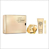 Paco Rabanne Lady Million Eau De Parfum 3 Piece Gift Set - Cosmetics Fragrance Direct-02959668