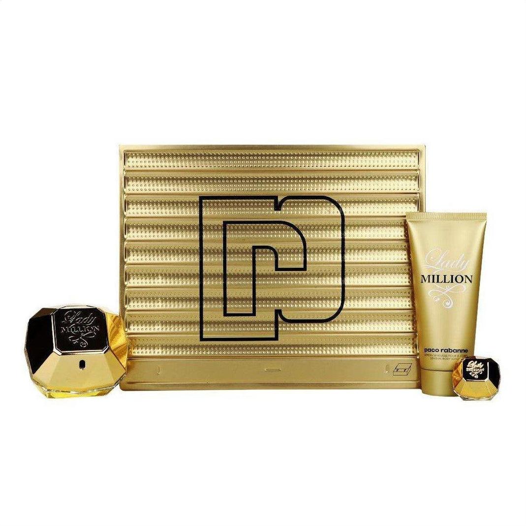 Paco Rabanne Lady Million Eau De Parfum 80ml Gift Set - Cosmetics Fragrance Direct-44151860