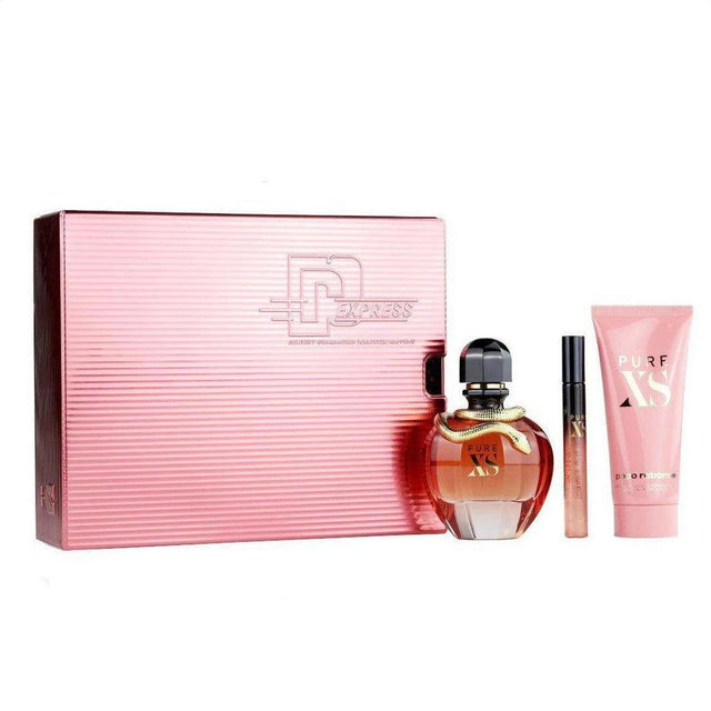 Paco Rabanne Pure XS For Her 3 Piece Gift Set - Cosmetics Fragrance Direct-99551796