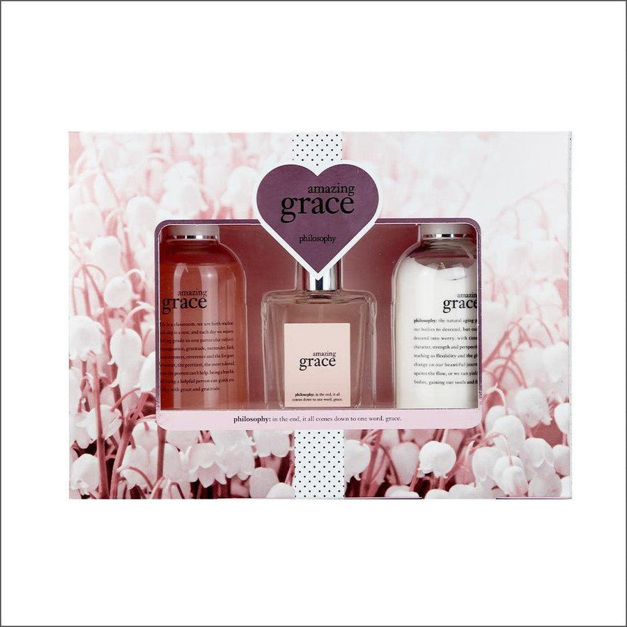 Philosophy Amazing Grace Eau de Toilette 60ml Gift Set - Cosmetics Fragrance Direct-12440372
