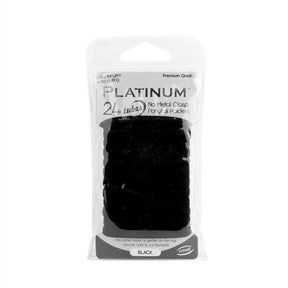 Platinum Ponytail Tubes Small 24 Piece Black - Cosmetics Fragrance Direct-9313312223144