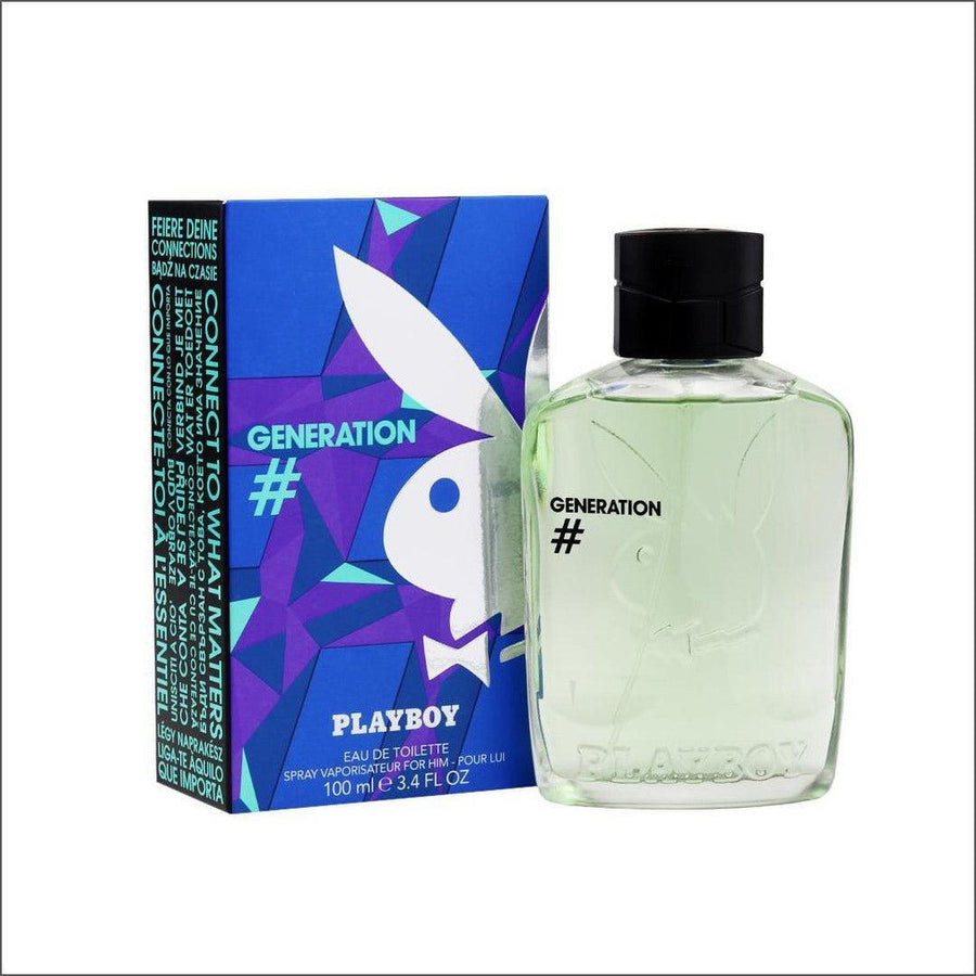 Playboy Generation For Him Eau de Toilette 100ml - Cosmetics Fragrance Direct-5050456521029