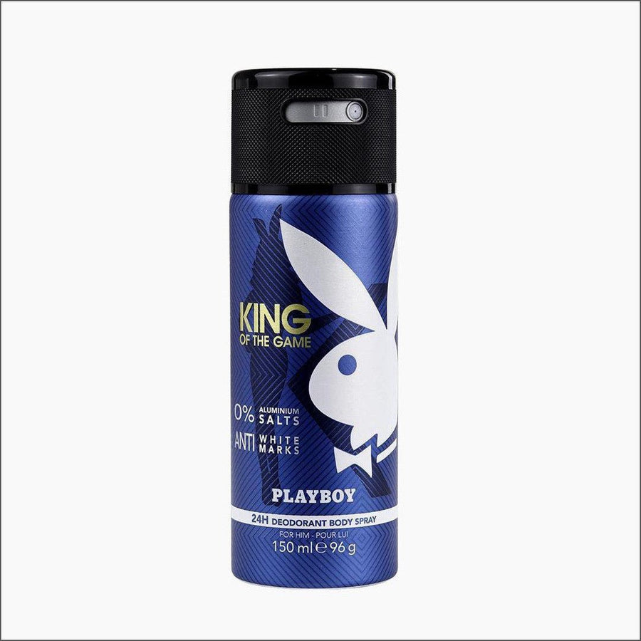 Playboy King Of The Game 24Hour Deodorant Spray For Him 150ml - Cosmetics Fragrance Direct-5050456522033