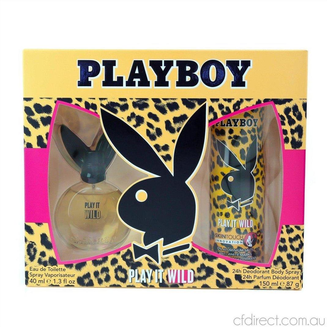 Playboy Play it Wild for Her Gift Set - Cosmetics Fragrance Direct-93303348