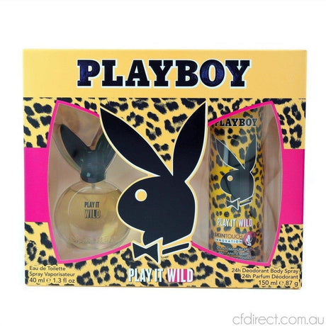 Playboy Play it Wild for Her Gift Set - Cosmetics Fragrance Direct-93303348