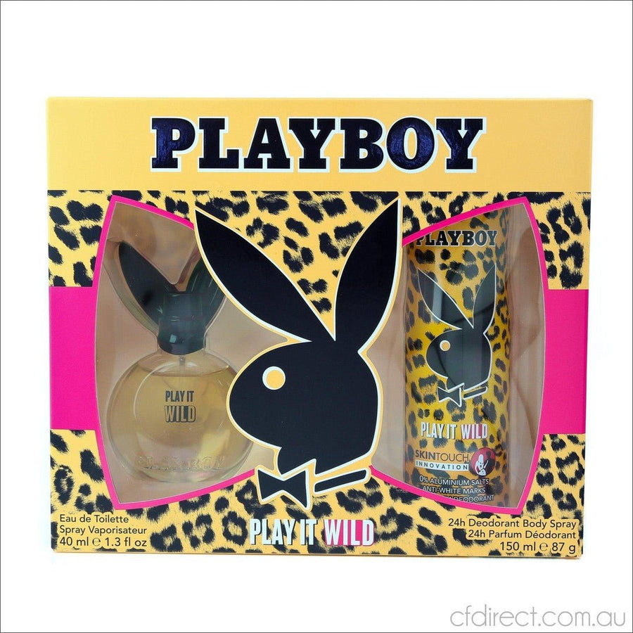 Playboy Play it Wild for Her Gift Set - Cosmetics Fragrance Direct-93303348