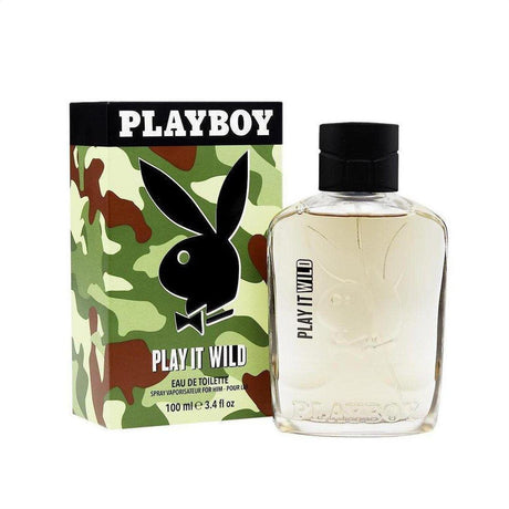 Playboy Play it Wild For Him Eau de Toilette 100ml - Cosmetics Fragrance Direct-3614222001249