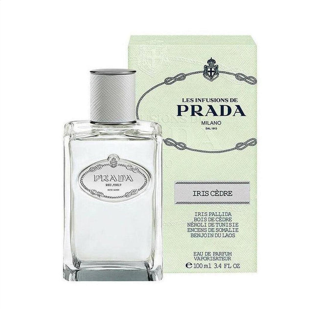 Prada Les Infusions De Iris Cedre Eau De Parfum 100ml - Cosmetics Fragrance Direct-8435137743223