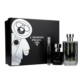 Prada L'Homme Eau de Toilette 100ml Gift Set - Cosmetics Fragrance Direct-46462772
