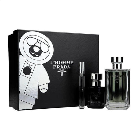 Prada L'Homme Eau de Toilette 100ml Gift Set - Cosmetics Fragrance Direct-46462772
