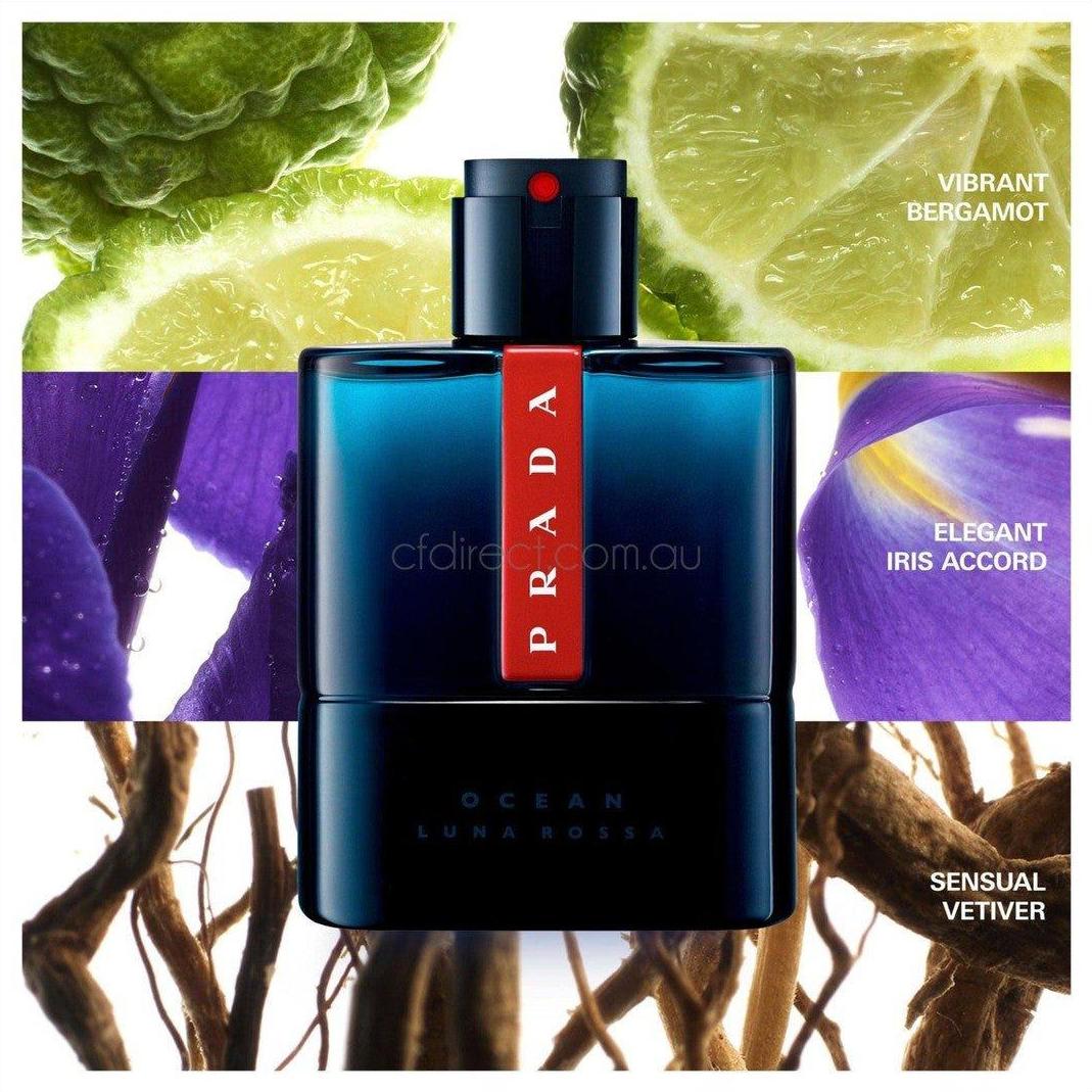 Prada Luna Rossa Ocean Eau De Toilette 50ml - Cosmetics Fragrance Direct-3614273556187