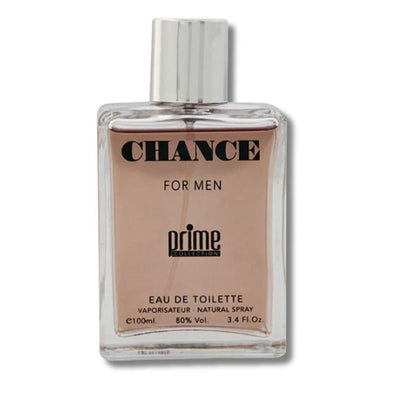 Prime Collection Chance for Men Eau De Toilette 100ml - Cosmetics Fragrance Direct-3587925308413
