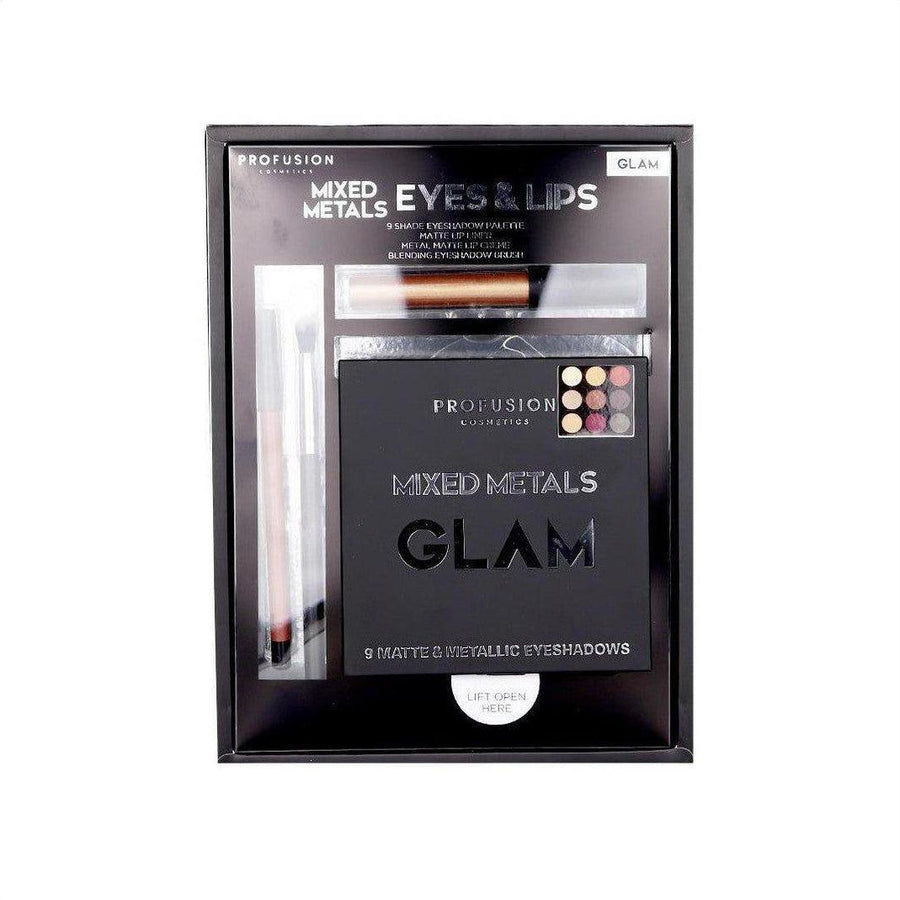 Profusion Mixed Metals Glam Eyes & Lips Gift Set - Cosmetics Fragrance Direct-656497128569