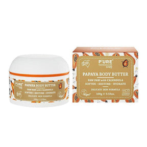 P'ure Papayacare Baby Papaya Body Butter 100g - Cosmetics Fragrance Direct-9322316008534