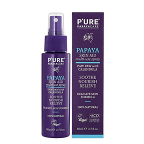 P'ure Papayacare Papaya Skin Aid Multi Use Spray 80ml - Cosmetics Fragrance Direct-9322316008459