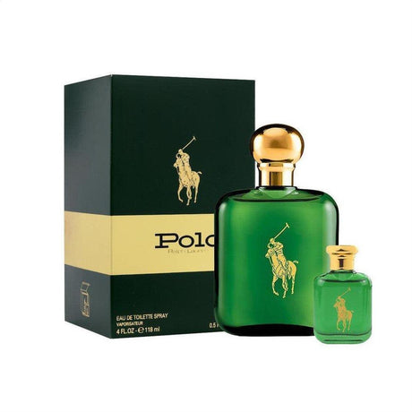 Ralph Lauren Polo Green Eau de Toilette 118ml + 15ml Gift Set - Cosmetics Fragrance Direct-14886452