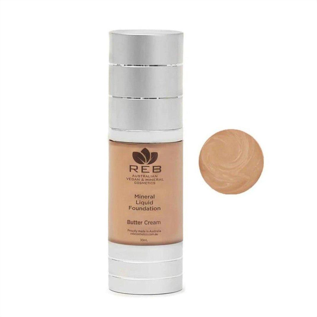 Reb Cosmetics Liquid Mineral Foundation Butter Cream 30ml - Cosmetics Fragrance Direct-