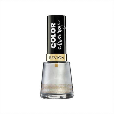 Revlon Color Charge Nail Enamel - 001 Silver Base Coat - Cosmetics Fragrance Direct-309971171017