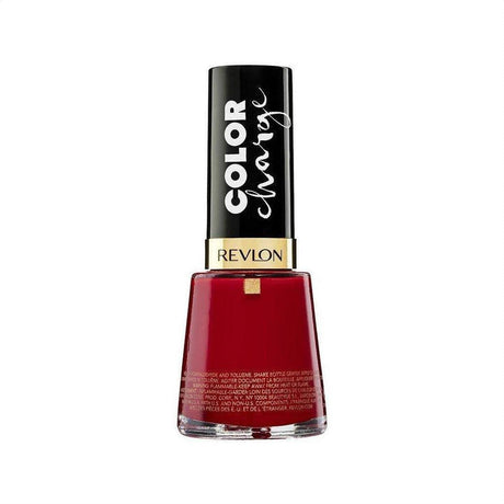 Revlon Color Charge Nail Enamel - 003 Crimson Jelly - Cosmetics Fragrance Direct-309971171031