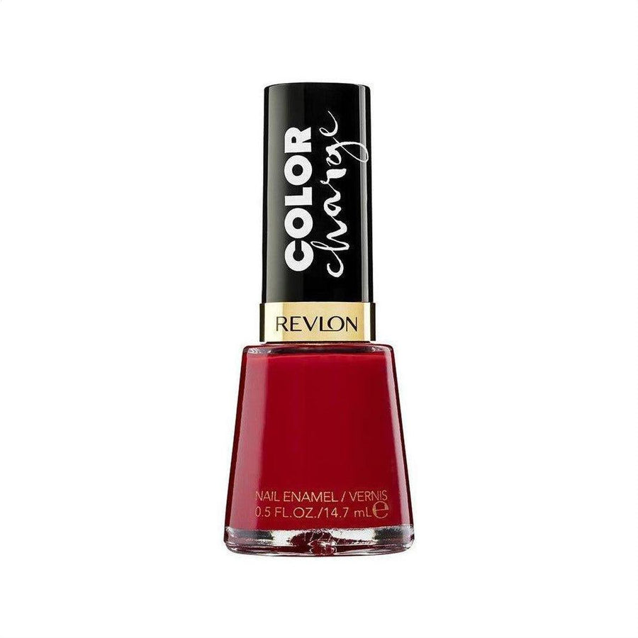 Revlon Color Charge Nail Enamel - 003 Crimson Jelly - Cosmetics Fragrance Direct-309971171031