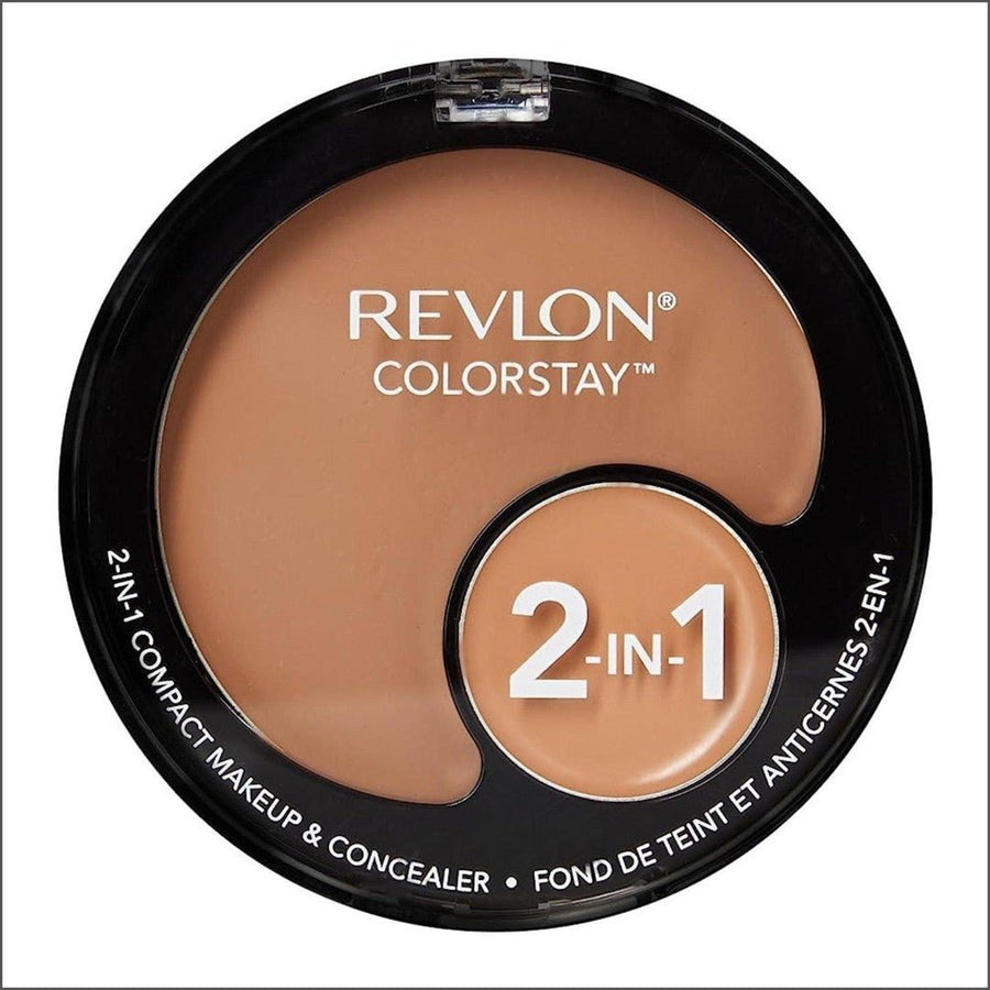 Revlon Colorstay Compact 2-in-1 Foundation & Concealer Compact True Beige - Cosmetics Fragrance Direct-309978431404