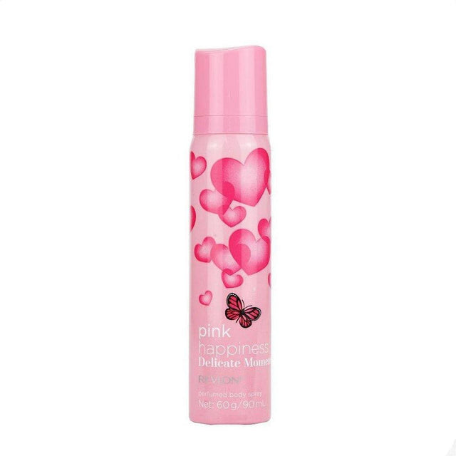 Revlon Pink Happiness Delicate Moments Body Spray 60g - Cosmetics Fragrance Direct-39006004