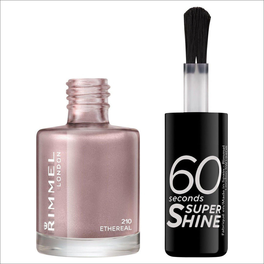 Rimmel 60 Second Super Shine Nail Polish - 210 Ethereal - Cosmetics Fragrance Direct-12116788