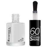 Rimmel 60 Second Super Shine Nail Polish - 703 White Hot Love - Cosmetics Fragrance Direct-42853172