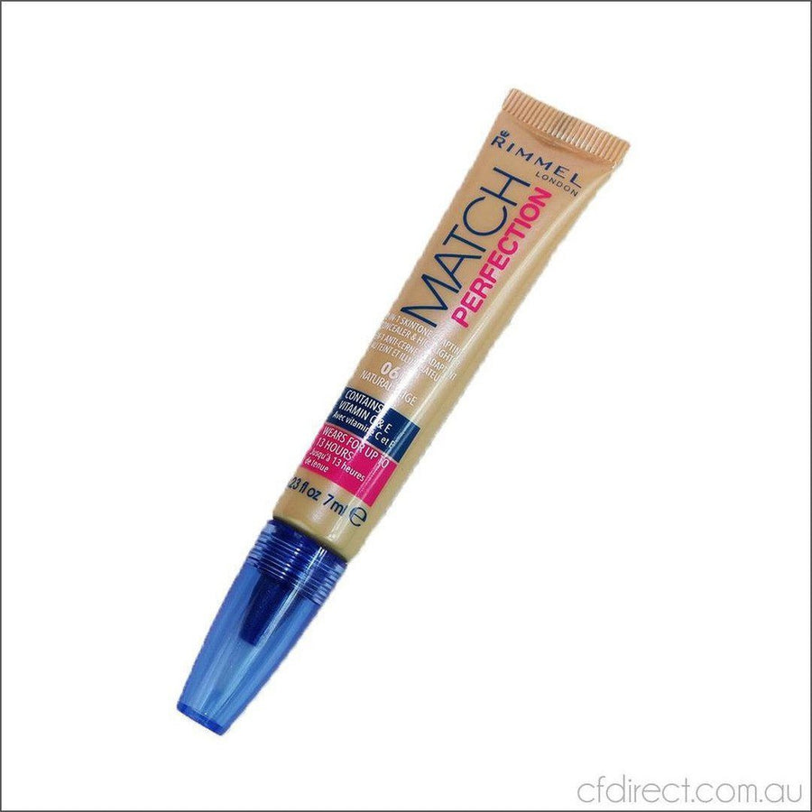 Rimmel Match Perfection Natural Beige Concealer 7ml - Cosmetics Fragrance Direct-3607341811110