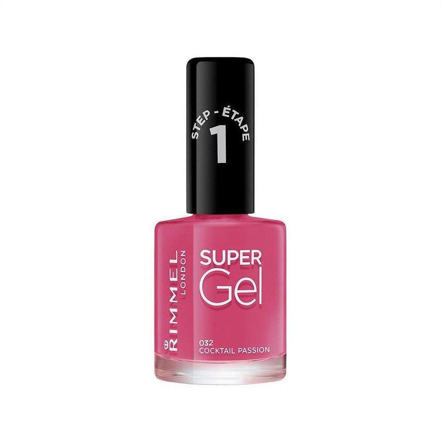 Rimmel Super Gel Nail Polish - 032 Cocktail Passion - Cosmetics Fragrance Direct-30121249