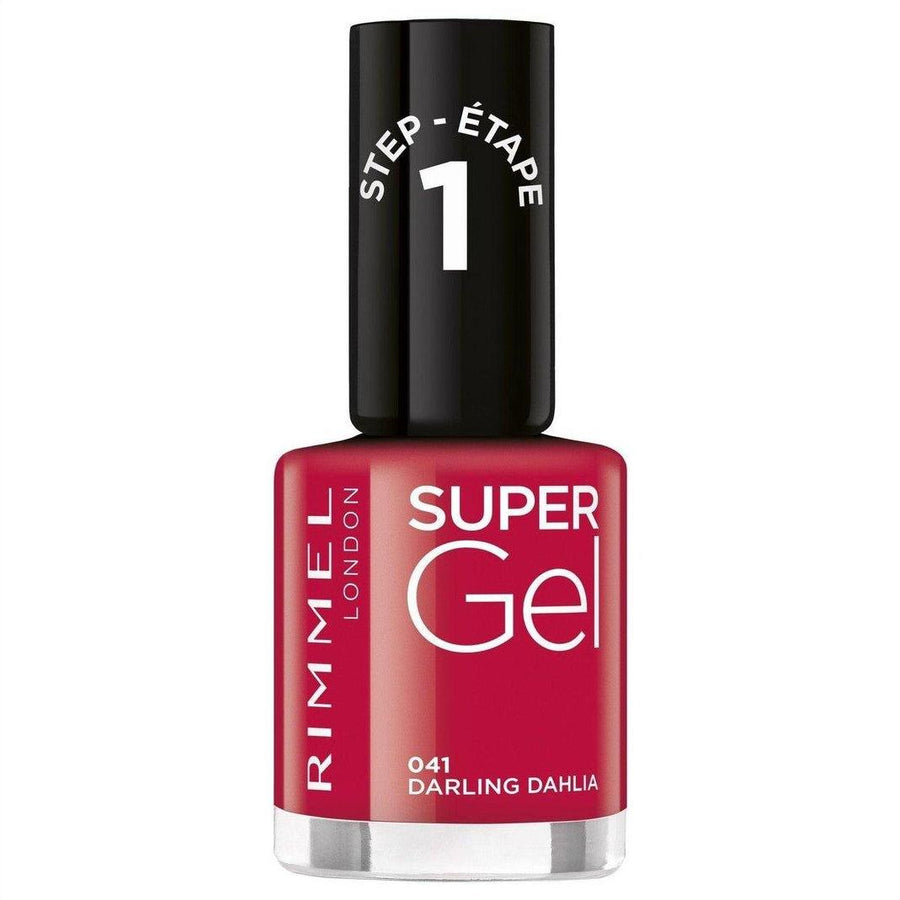 Rimmel Super Gel Nail Polish by Kate Moss - 041 Darling Dahlia - Cosmetics Fragrance Direct-62513972